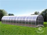 Invernadero de policarbonato TITAN Arch 320, 24m², 3x8m, Plateado Invernadero de policarbonato TITAN Arch 320, 24m², 3x8m, Plateado