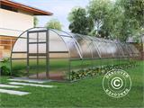 Greenhouse polycarbonate TITAN Arch 320, 36 m², 3x12 m, Silver