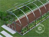 Greenhouse polycarbonate TITAN Arch 320, 36 m², 3x12 m, Silver