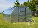 Gewächshaus Polycarbonat TITAN Arch 280, 12m², 3x4m, Silber