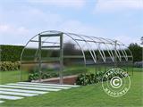 Greenhouse polycarbonate TITAN Arch 280, 18 m², 3x6 m, Silver