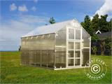Serre polycarbonate TITAN Classic 480, 4,9m², 2,35x2,12m, Argent Serre polycarbonate TITAN Classic 480, 4,9m², 2,35x2,12m, Argent