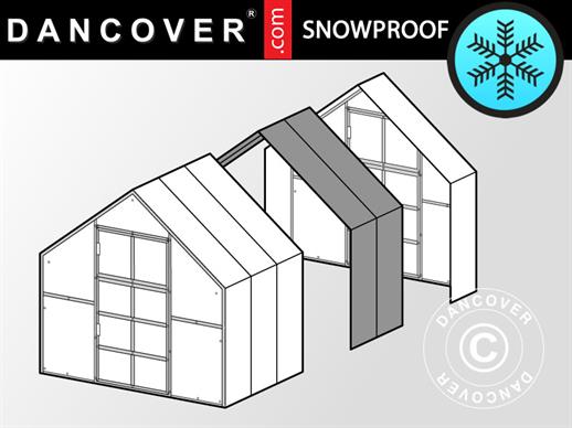 Greenhouse Polycarbonate Extension, TITAN Classic 480, 4.7 m², 2.35x2 m, Silver Greenhouse Polycarbonate Extension, TITAN Classic 480, 4.7 m², 2.35x2 m, Silver