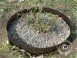 Round raised garden bed, Ø0.5x0.1 m, Brown