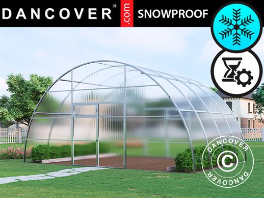 Gewächshaus aus Polycarbonat, Strong NOVA 24m², 6x4m, Silber Gewächshaus aus Polycarbonat, Strong NOVA 24m², 6x4m, Silber