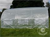 Polytunnel Greenhouse 3x4.5x2 m, 13.5m², Transparent Polytunnel Greenhouse 3x4.5x2 m, 13.5m², Transparent
