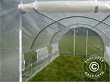 Polytunnel Greenhouse 3x4.5x2 m, 13.5m², Transparent Polytunnel Greenhouse 3x4.5x2 m, 13.5m², Transparent