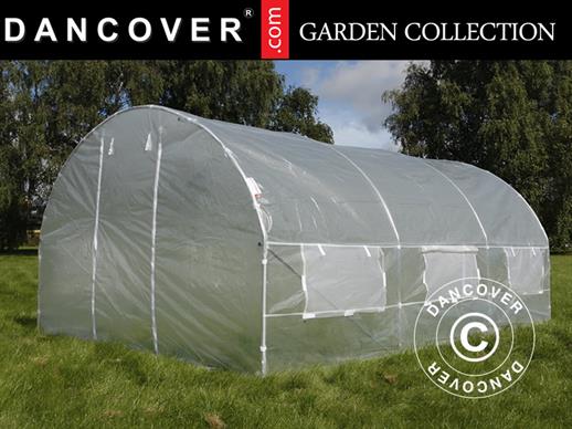 Polytunnel Greenhouse 4x4x2 m, 16 m², Transparent