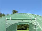 Polytunnel Drivhus 4x6,6x2m, 26,4m², Grøn