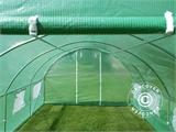 Serre Tunnel 4x6,6x2m, 26,4m², Vert