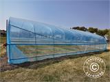 Polytunnel Greenhouse, 6x10x2.5 m, 100-micron PO Film, Transparent Polytunnel Greenhouse, 6x10x2.5 m, 100-micron PO Film, Transparent