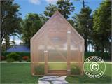 Serre en bois Aigle, 2,1x2,05x2,59m, 4,3m², Naturel RESTE SEULEMENT 3 PC Serre en bois Aigle, 2,1x2,05x2,59m, 4,3m², Naturel RESTE SEULEMENT 3 PC