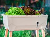 Raised bed, SAMMY SALAD, w/cover and water tank, Light Grey Raised bed, SAMMY SALAD, w/cover and water tank, Light Grey