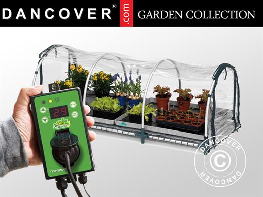 Mini greenhouse propagator JUMBO XXL w/heating mat, 60x130x50 cm, Transparent Mini greenhouse propagator JUMBO XXL w/heating mat, 60x130x50 cm, Transparent