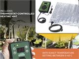 Mini greenhouse propagator JUMBO XXL w/heating mat, 60x130x50 cm, Transparent Mini greenhouse propagator JUMBO XXL w/heating mat, 60x130x50 cm, Transparent