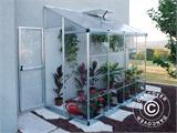 Lean-to Greenhouse Polycarbonate, 3.05 m², Palram/Canopia, 1.25x2.44x2.25 m, Silver Lean-to Greenhouse Polycarbonate, 3.05 m², Palram/Canopia, 1.25x2.44x2.25 m, Silver