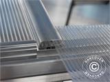 Lean-to Greenhouse Polycarbonate, 3.05 m², Palram/Canopia, 1.25x2.44x2.25 m, Silver Lean-to Greenhouse Polycarbonate, 3.05 m², Palram/Canopia, 1.25x2.44x2.25 m, Silver