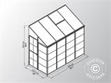 Lean-to Greenhouse Polycarbonate, 3.05 m², Palram/Canopia, 1.25x2.44x2.25 m, Silver Lean-to Greenhouse Polycarbonate, 3.05 m², Palram/Canopia, 1.25x2.44x2.25 m, Silver