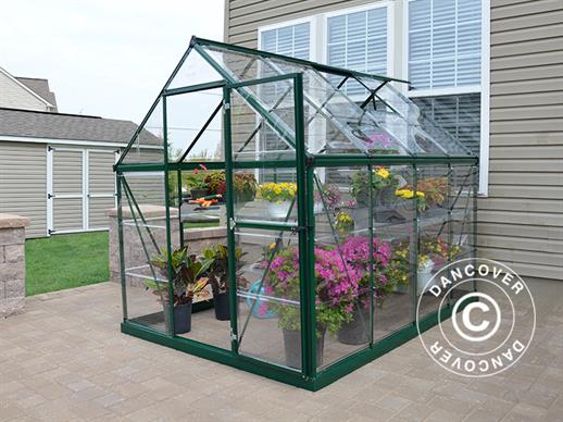 Greenhouse polycarbonate Harmony 4.5 m², Palram/Canopia, 1.85x2.47x2.08 m, Green Greenhouse polycarbonate Harmony 4.5 m², Palram/Canopia, 1.85x2.47x2.08 m, Green