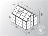 Greenhouse polycarbonate Harmony 4.5 m², Palram/Canopia, 1.85x2.47x2.08 m, Green Greenhouse polycarbonate Harmony 4.5 m², Palram/Canopia, 1.85x2.47x2.08 m, Green