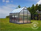 Greenhouse polycarbonate 4.6 m², Palram/Canopia, 1.85x2.47x2.08 m, Grey Greenhouse polycarbonate 4.6 m², Palram/Canopia, 1.85x2.47x2.08 m, Grey