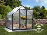 Greenhouse polycarbonate 4.6 m², Palram/Canopia, 1.85x2.47x2.08 m, Grey Greenhouse polycarbonate 4.6 m², Palram/Canopia, 1.85x2.47x2.08 m, Grey