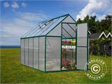 Greenhouse polycarbonate 5.7 m², Palram/Canopia, 1.85x3.06x2.08 m, Green Greenhouse polycarbonate 5.7 m², Palram/Canopia, 1.85x3.06x2.08 m, Green