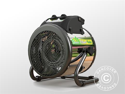 Greenhouse heater, Palma Twin, manual, 1000/2000 W, Black/Silver