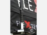 Sujeción de bandera con abrazadera doble para FleXtents Xtreme 50, 50mm