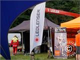 Pop up gazebo FleXtents PRO with full digital print, 2x2 m