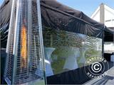 Pop up gazebo FleXtents PRO 4x6 m Black, incl. 8 sidewalls Pop up gazebo FleXtents PRO 4x6 m Black, incl. 8 sidewalls