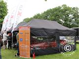 Pop up gazebo FleXtents PRO 4x6 m Clear, incl. 8 sidewalls