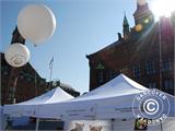 Pop up gazebo FleXtents PRO 4x6 m Clear, incl. 8 sidewalls