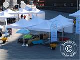 Pop up gazebo FleXtents PRO 4x8 m White, incl. 6 sidewalls