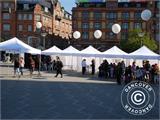 Pop up gazebo FleXtents PRO 4x6 m Blue, incl. 8 sidewalls