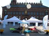 Pop up gazebo FleXtents PRO 4x6 m Blue, incl. 8 sidewalls