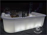 Bar LED, mesa esquinera