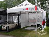 Carpa plegable  FleXtents PRO con impresión digital completa, 4x8m, incluye 4 muros laterales