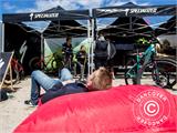 Faltzelt FleXtents PRO mit vollflächigem Digitaldruck, 2x2m