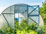 Greenhouse polycarbonate TITAN Arch+ 320, 6 m², 3x2 m, Silver