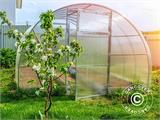 Greenhouse polycarbonate TITAN Arch+ 320, 6 m², 3x2 m, Silver