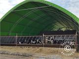 Storage shelter/arched tent 9x15x4.42, PVC, Green