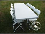 Folding Table 240x76x74 cm, Light Grey (25 pcs.) Folding Table 240x76x74 cm, Light Grey (25 pcs.)