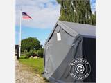 Lagerzelt PRO 5x12x2x3,39m, PVC, Grau Lagerzelt PRO 5x12x2x3,39m, PVC, Grau