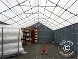 Capannone tenda Titanium 8x16,2x3x5m, Bianco/Grigio