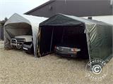 Tente Abri Garage PRO 3,6x8,4x2,68m PVC, Gris