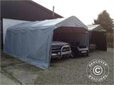 Carpa de almacenamiento PRO 2x2x2m PE, con cubierta de terreno, Gris