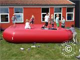 Bouncy pillow 9x9 m, Red, rental quality