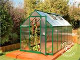 Serre en polycarbonate 3,4m², Palram/Canopia, 1,85x1,86x2,08m, Vert