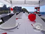 Pop up gazebo FleXtents Xtreme 50 4x8 m White, incl. 6 sidewalls Pop up gazebo FleXtents Xtreme 50 4x8 m White, incl. 6 sidewalls